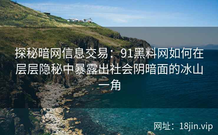 探秘暗网信息交易：91黑料网如何在层层隐秘中暴露出社会阴暗面的冰山一角