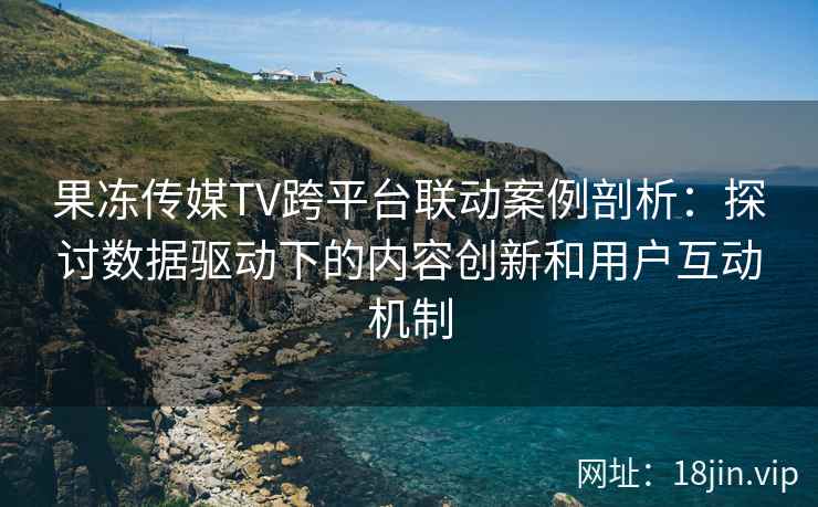 果冻传媒TV跨平台联动案例剖析：探讨数据驱动下的内容创新和用户互动机制