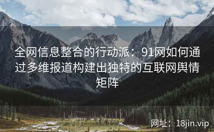 全网信息整合的行动派：91网如何通过多维报道构建出独特的互联网舆情矩阵